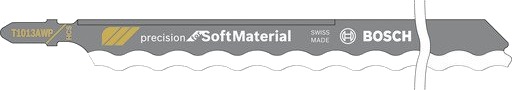 Bosch T 1013 AWP Stikksagblad for Myke Materialer - 250 mm, 3 Deler Bosch T 1013 AWP Stikksagblad for Myke Materialer - 250 mm, 3 Deler