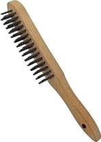 Stålbørste 3 Rækker 29,5Cm,1 Stk