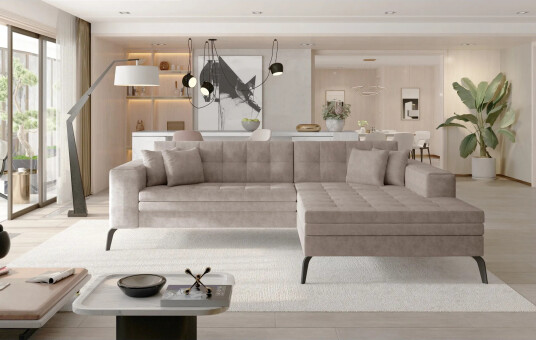 Solangis Divansofa Høyre Beige Solangis Divansofa Høyre Beige