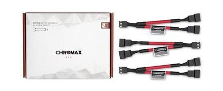 Noctua NA-SYC1 Chromax Y-kabel 4-pins PWM Rød - 115 mm (3-pakk) Noctua NA-SYC1 Chromax Y-kabel 4-pins PWM Rød - 115 mm (3-pakk)