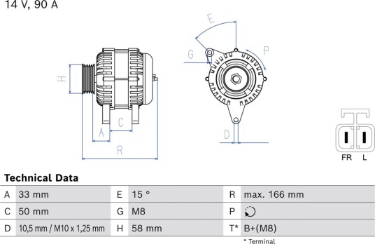 Dynamo BOSCH 0 986 082 210