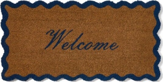 Lexington Home Welcome Coir Fibre Door Mat   Brown   
