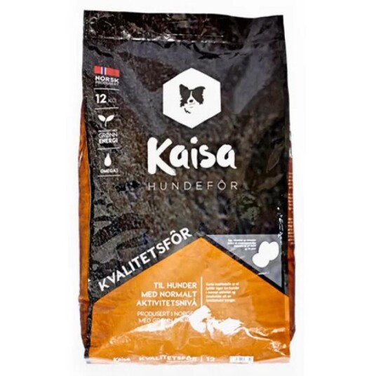 Kaisa Kvalitetsfôr 12 kg   Rød   12