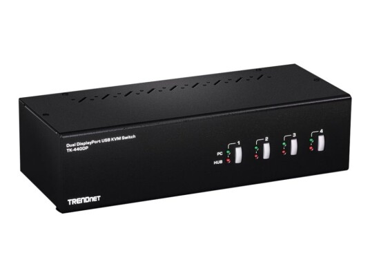 Trendnet Tk 440Dp - Kvm / Lyd / Usb-Svitsj - 4 X Kvm/Lyd/Usb - 1 Lokalbruker - Stasjonær - Taa-Samsvar Trendnet Tk 440Dp - Kvm / Lyd / Usb-Svitsj - 4 X Kvm/Lyd/Usb - 1 Lokalbruker - Stasjonær - Taa-Samsvar