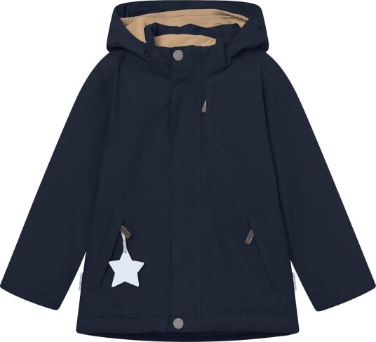 Mini A Ture Vinterjakke MatAdyanko Fleece Outer Space Mini A Ture 7 år (122) Vinterjakke Beige Blå Marineblå