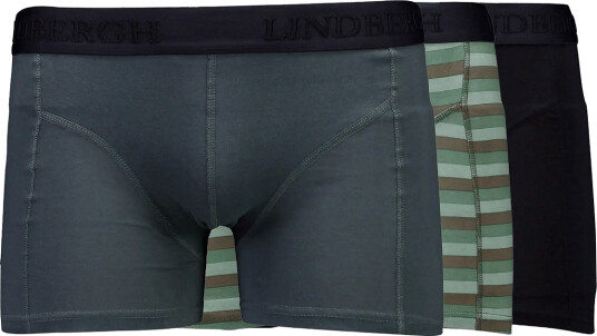 Lindbergh Bamboo Boxers 3 Packs   Multi/patterned   L