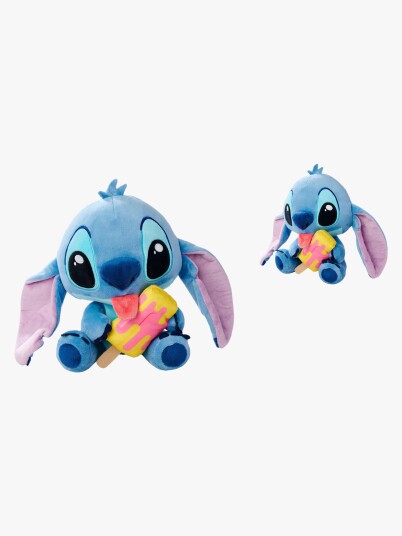 Lilo & Stitch Disney Stitch With Popsicle Plush (25Cm) - Blue - 25 CM