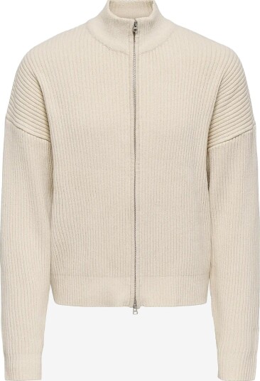 ONLY & SONS Onsarlok L/S Cardigan Knit   OATMEAL   L