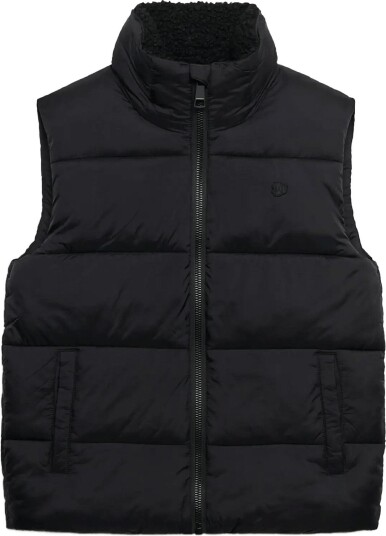 Superdry Borg Lined Gilet   BLACK   16