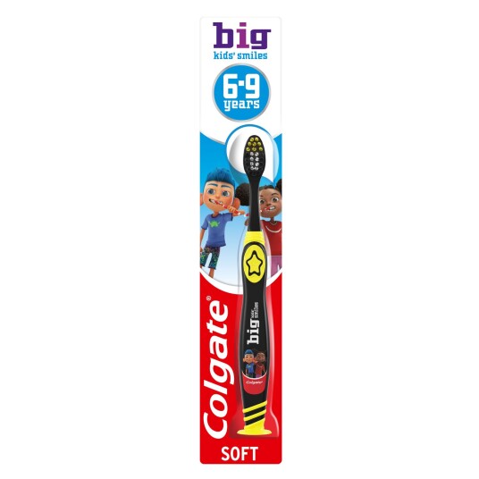 Colgate Barnetannbørste 69 år  Big Kids Smiles (Soft) SVART