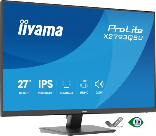 iiyama 27" QHD IPS X2793QSU B1 iiyama 27" QHD IPS X2793QSU B1