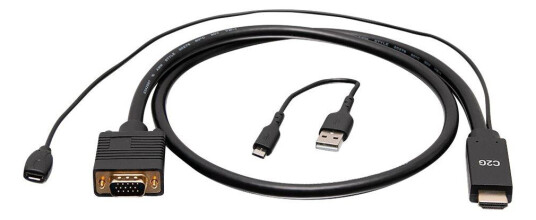 C2G 10ft (3m) HDMI to VGA Active Video Adapter Cable - 1080p - video adapter - 3 m