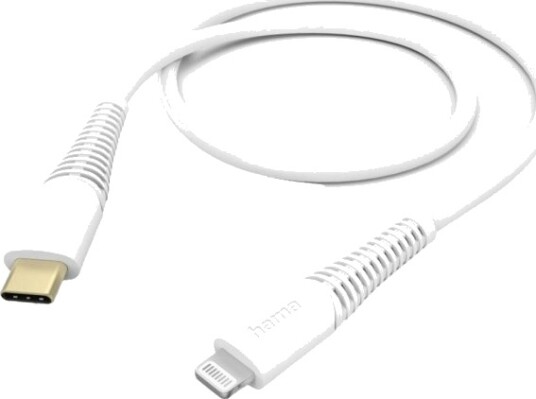 Hama Usb C Lightning 1,5M Hvit