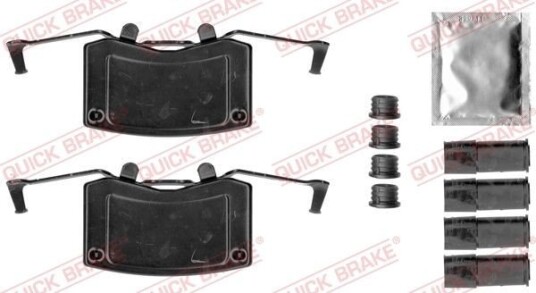 Tilbehørsett, skivebremse belegg QUICK BRAKE 109-1787
