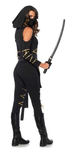 Boland Traciks Stealth Ninja Kostume LA85629M