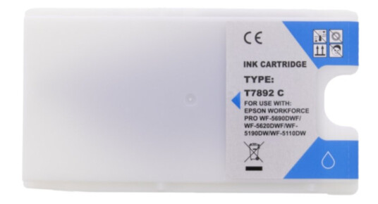 T7892, Blekkpatron cyan, 2.900 sider, inkClub