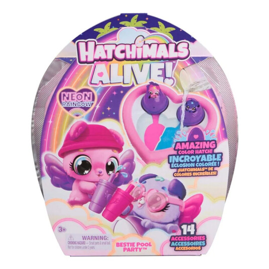 Hatchimals Alive Bestie Pool Party m/ 2 figurer Hatchimals Alive Bestie Pool Party m/ 2 figurer