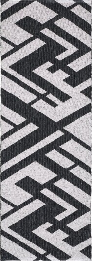 Plastmatter Horredsmattan Uma svart Størrelse: 70 x 300 cm