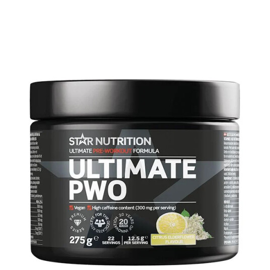 Ultimate PWO, 275 g Citrus Elderflavour Ultimate PWO, 275 g Citrus Elderflavour