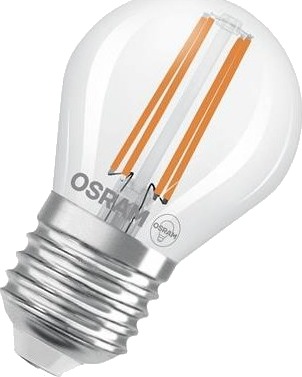 Osram Led Krone Filament 470Lm 2,2W/827 40W E27 Energiklasse A