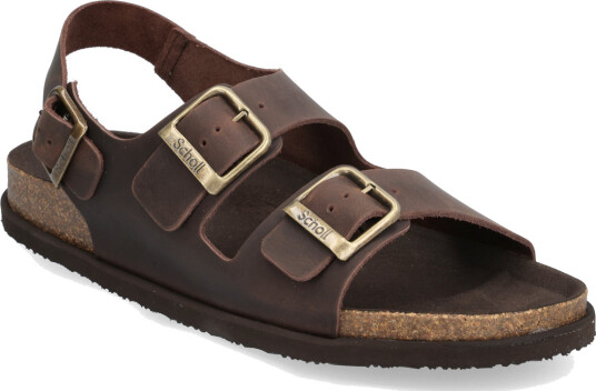 Scholl Sl Gaston Leather Dk Brown - Brown - 40