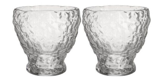 Kosta Boda   Moss glass 33 cl 2 stk klar