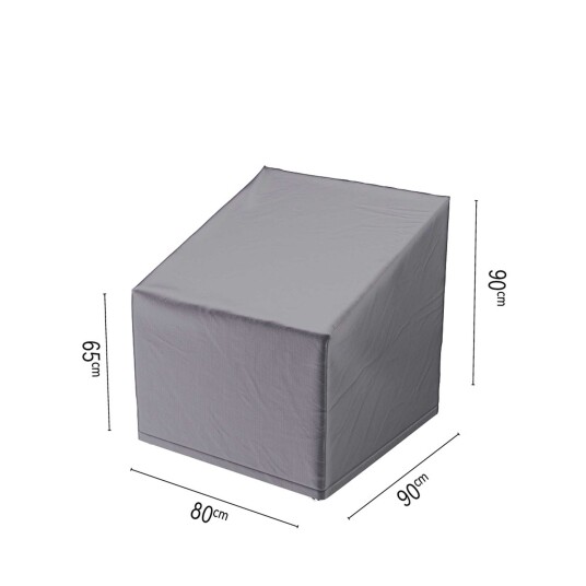 Platinum AeroCover Møbeltrekk Aerocover til loungestole Svart/svart 80 x 90 x H65/90 cm Grå
