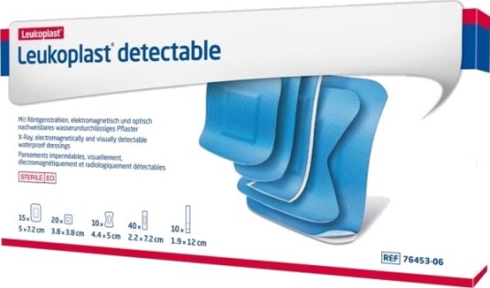 Leukoplast Detectable påvisbart plaster steril mix 95 stk