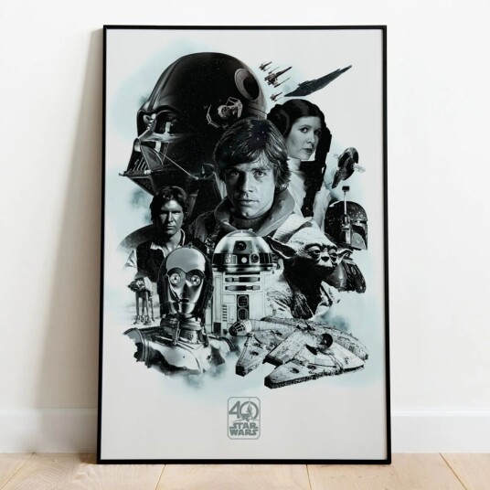 Star Wars Plakat 40th Anniversary - 91,5 x 61 cm