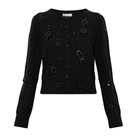 Tory Burch Dame Strikkevarer Svart S,