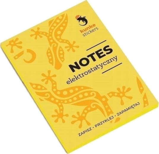 Panta Plast Elektrostatisk Notatark Gul 7X9,8 Cm 100 Ark