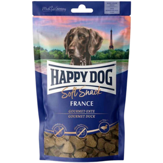 Happy Dog Soft Snack France Hundegodbiter 100g - Pakke med 6