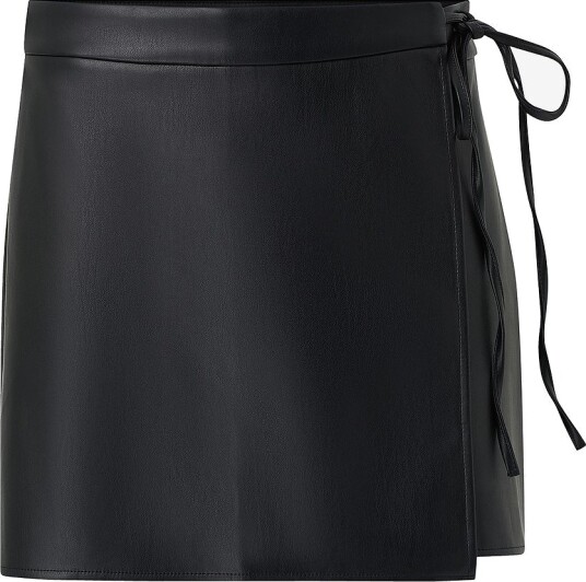 Gina Tricot - Skjørt Mini Wrap Skirt - Svart