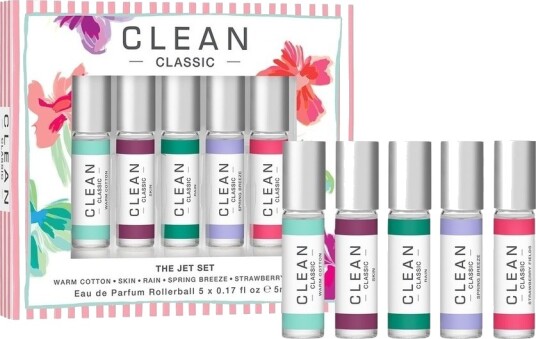Clean Gift Set Classic Spring Layering Collection Eau De Perfum 5