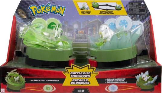 Pokémon Battle Disc Showdown Sandshrew Vs Sprigatito Flerfarget Pokémon Battle Disc Showdown Sandshrew Vs Sprigatito Flerfarget