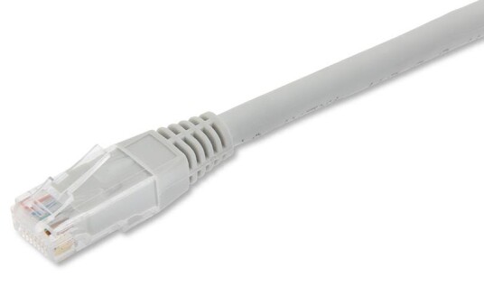 Eurolan 21D-U6-02GY Patchkabel 2 x RJ45 UTP, grå 2 m, Stikkontakter & kabler