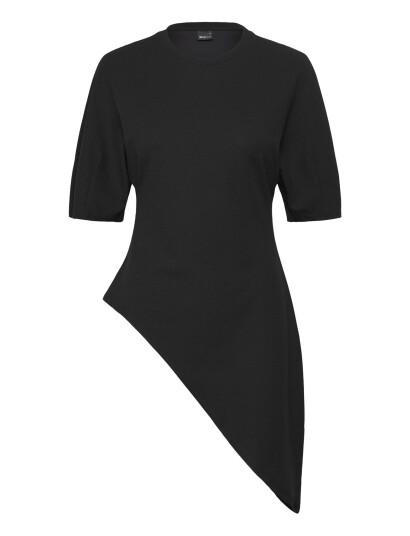 Gina Tricot Asymmetric Top   Black   S