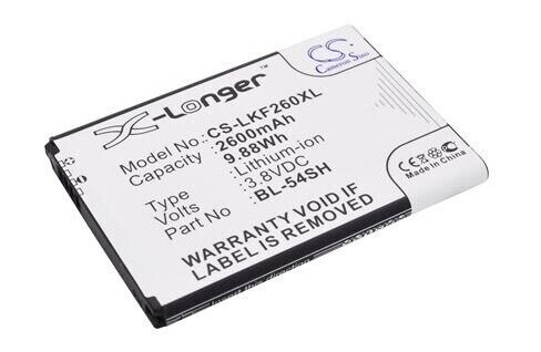 LG H7789 batteri (2600 mAh 3.8 V)