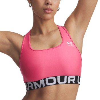 Under Armour BH Mid Branded Sport Bra Rosa polyester X Small Dame Under Armour BH Mid Branded Sport Bra Rosa polyester X Small Dame