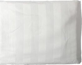 Aumi Collection Stripete dra på laken 90 x 200 cm Hvit