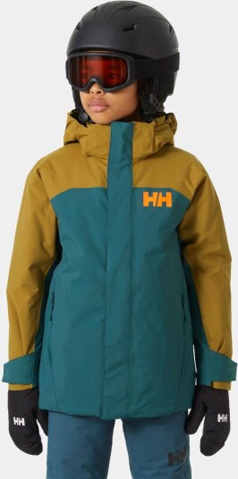 Helly Hansen Junior Level Isolert Skijakke Grønn 140/10 Helly Hansen Junior Level Isolert Skijakke Grønn 140/10