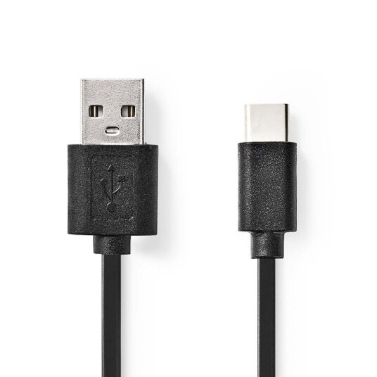 Nedis USB-kabel | USB 2.0 | USB-A Han | USB-C™ Hann | 15 W | 480 Mbps | Nikkel belagt | 0.10 m | Rund | PVC | Sort | Blister Nedis USB-kabel | USB 2.0 | USB-A Han | USB-C™ Hann | 15 W | 480 Mbps | Nikkel belagt | 0.10 m | Rund | PVC | Sort | Blister