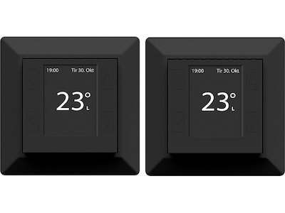 Mill Gulvtermostat Smart WiFi 2 pack Sort Mill Gulvtermostat Smart WiFi 2 pack Sort