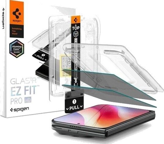 Spigen Glass tR EZ Fit Pro HD (Privacy) 2 Pack - iPhone Duo