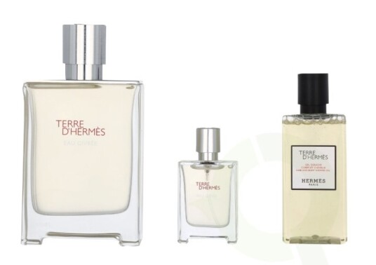 Hermes Terre D'Hermes Eau Givree Giftset 192.5 ml Edp Spray 100m/Edp Spray 1,5ml/Shower Gel 80ml