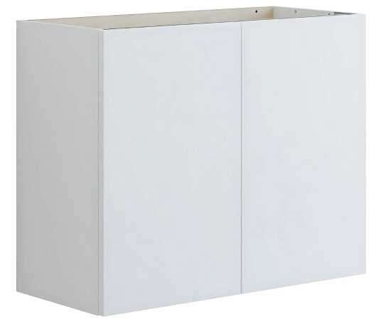 Dansani Inzo Classic Glatt Servantskap Slim 2 Dører B60 80xh64xd35cm Hvit Matt / 80cm