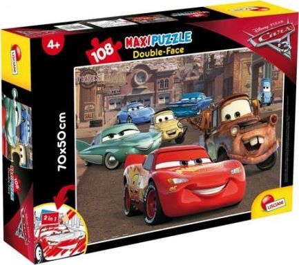 Double-sided puzzle Maxi 108 pieces Cars 3. 3 63963 LISCIANI