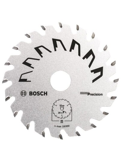 Bosch Sirkelsagblad Precision 85 x 15 x 1,1 mm, 20 Bosch Sirkelsagblad Precision 85 x 15 x 1,1 mm, 20