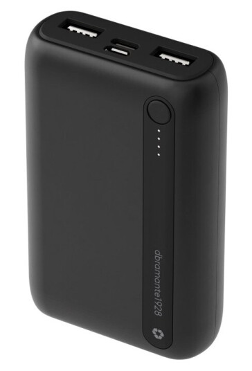 Dbramante1928 Re-Charge 10000mAh Powerbank med 2 Utganger, USB-C, Svart Dbramante1928 Re-Charge 10000mAh Powerbank med 2 Utganger, USB-C, Svart