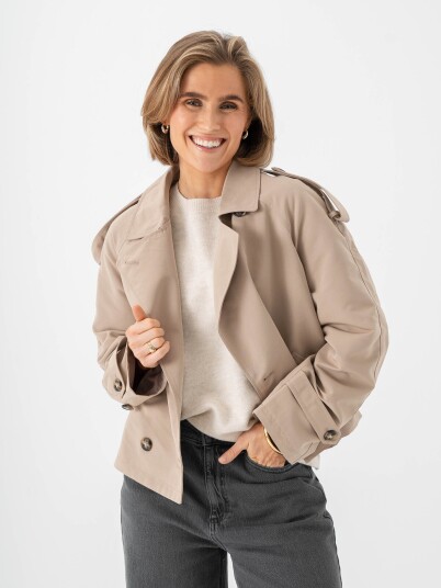 Vero Moda Chloe Short Trenchcoat Beige XL
